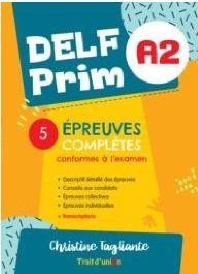 DELF PRIM A2 - 5 EPREUVES