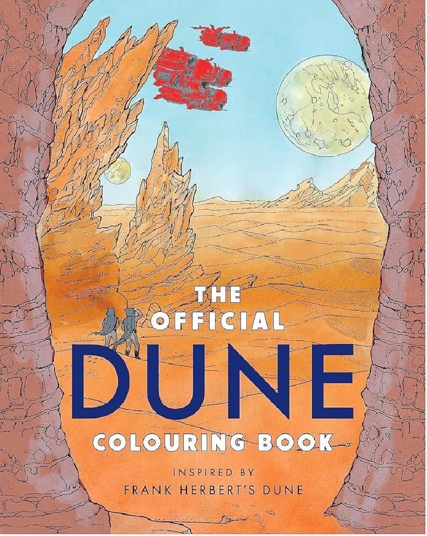 THE OFFICIAL DUNE COLOURING BOOK TPB