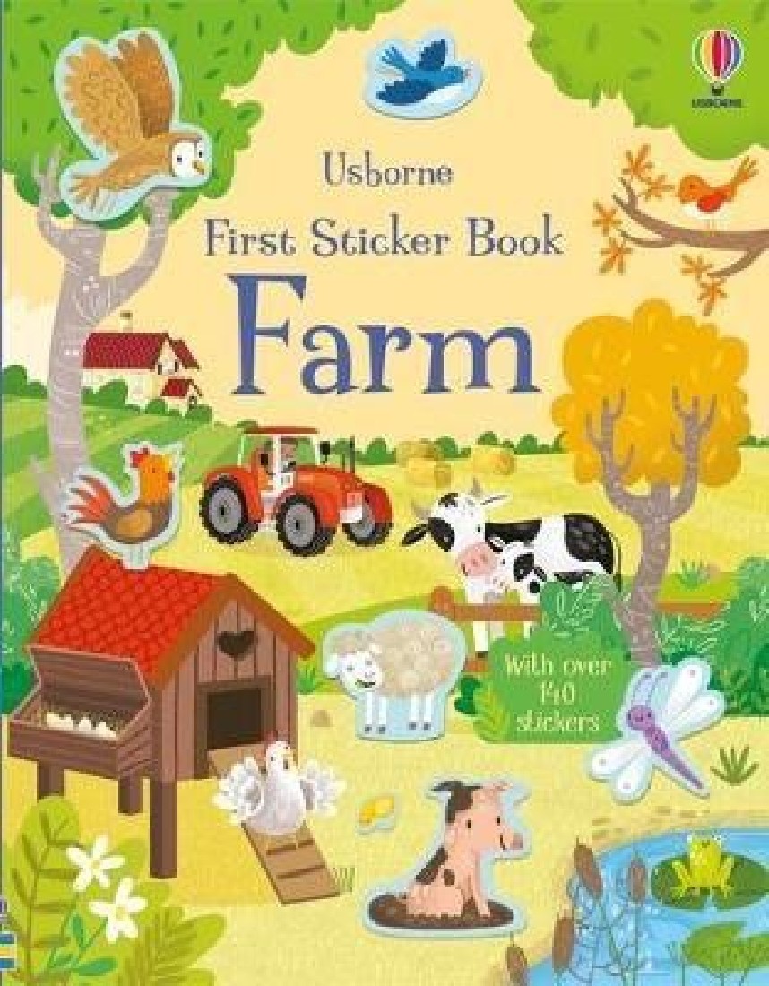 USBORNE : FIRST STICKER BOOK FARM