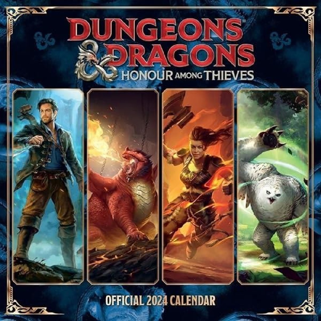 DUNGEONS & DRAGONS 2024 SQUARE WALL CALENDAR