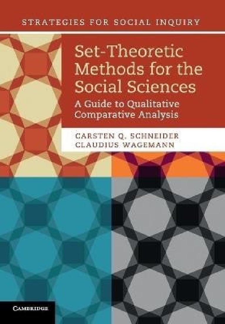 SET-THEORETIC METHODS METHODS FOR THE SOCIAL SCIENCES PB