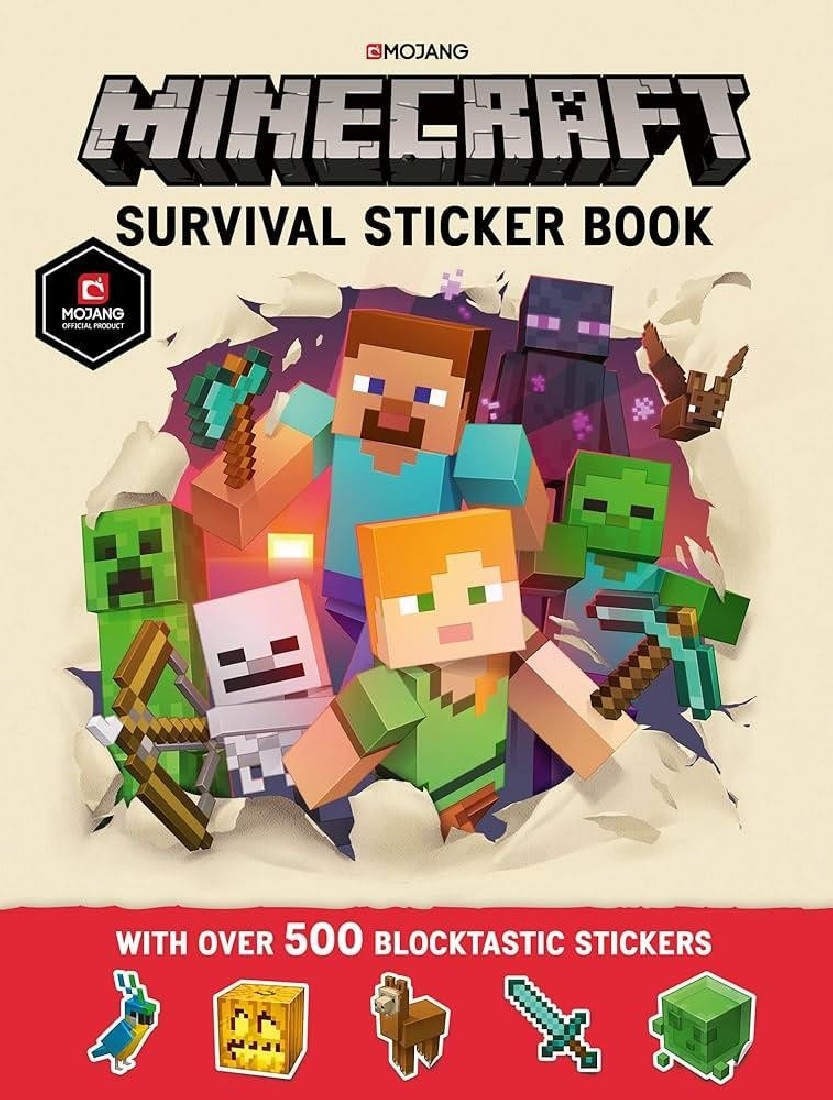 MINECRAFT SURVIVAL STICKER BOOK PB