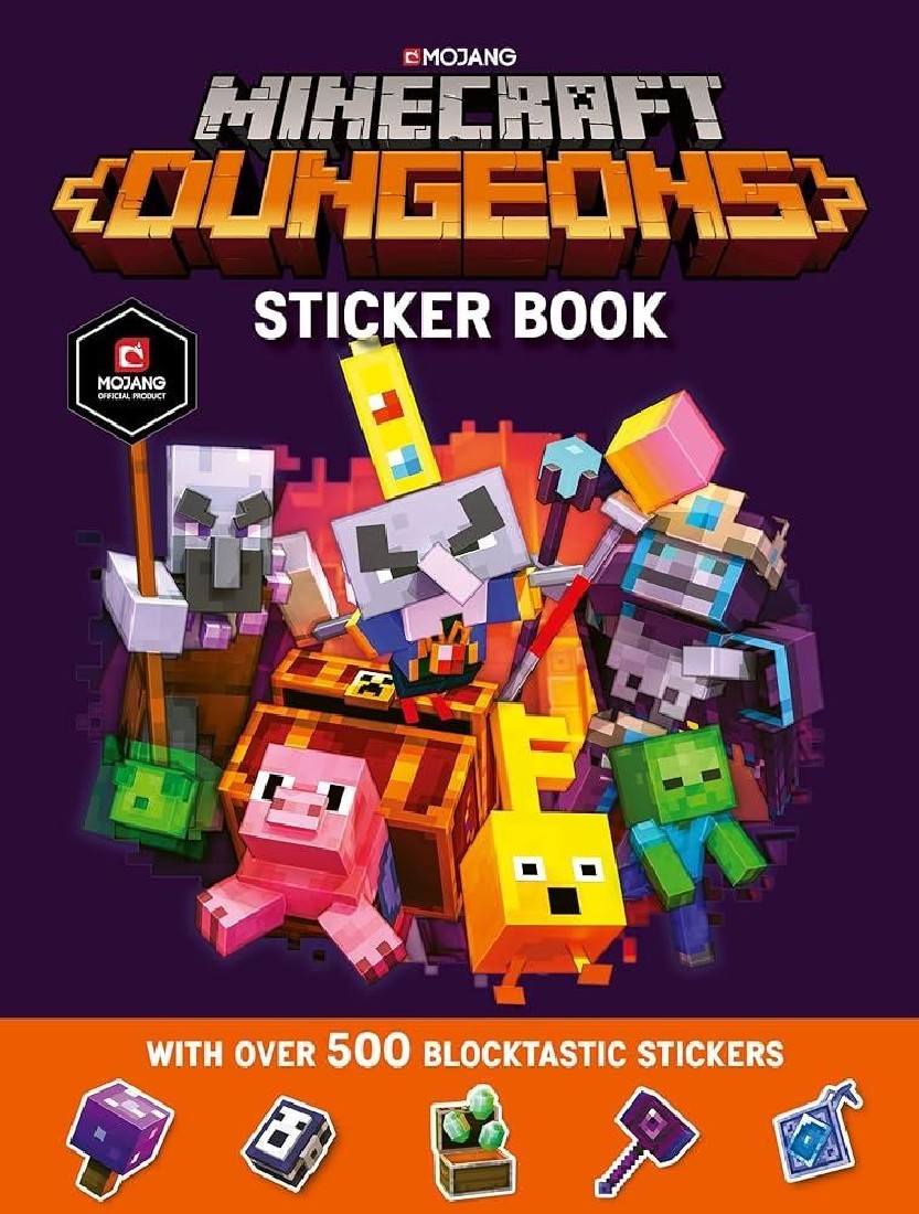 MINECRAFT DUNGEONS STICKER BOOK PB