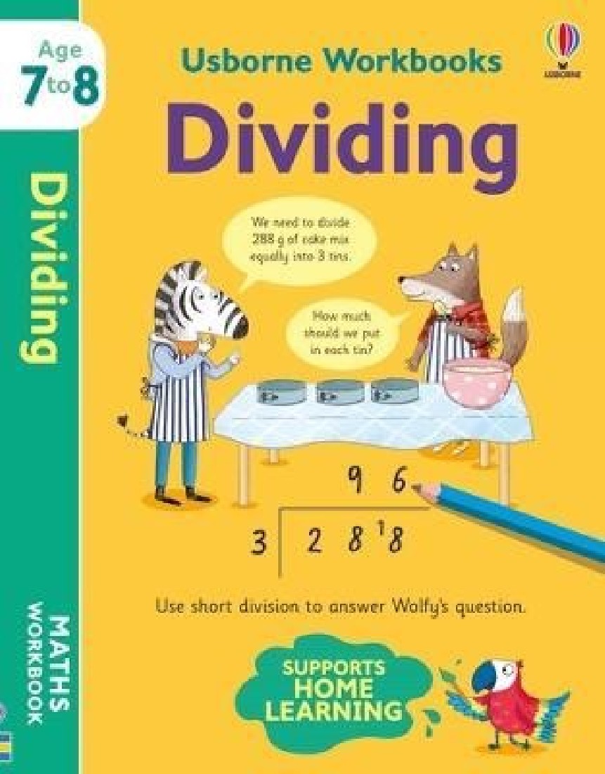 USBORNE WORKBOOKS DIVIDING 7-8 PB