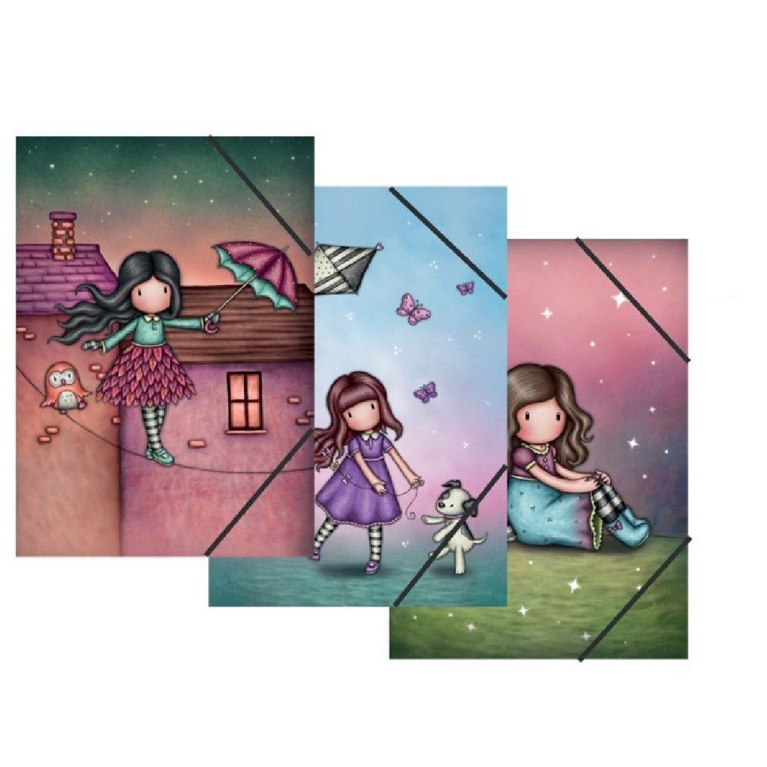 Ντοσιέ με λάστιχο 25x35 Santoro Gorjuss 24710 Graffiti (2024)