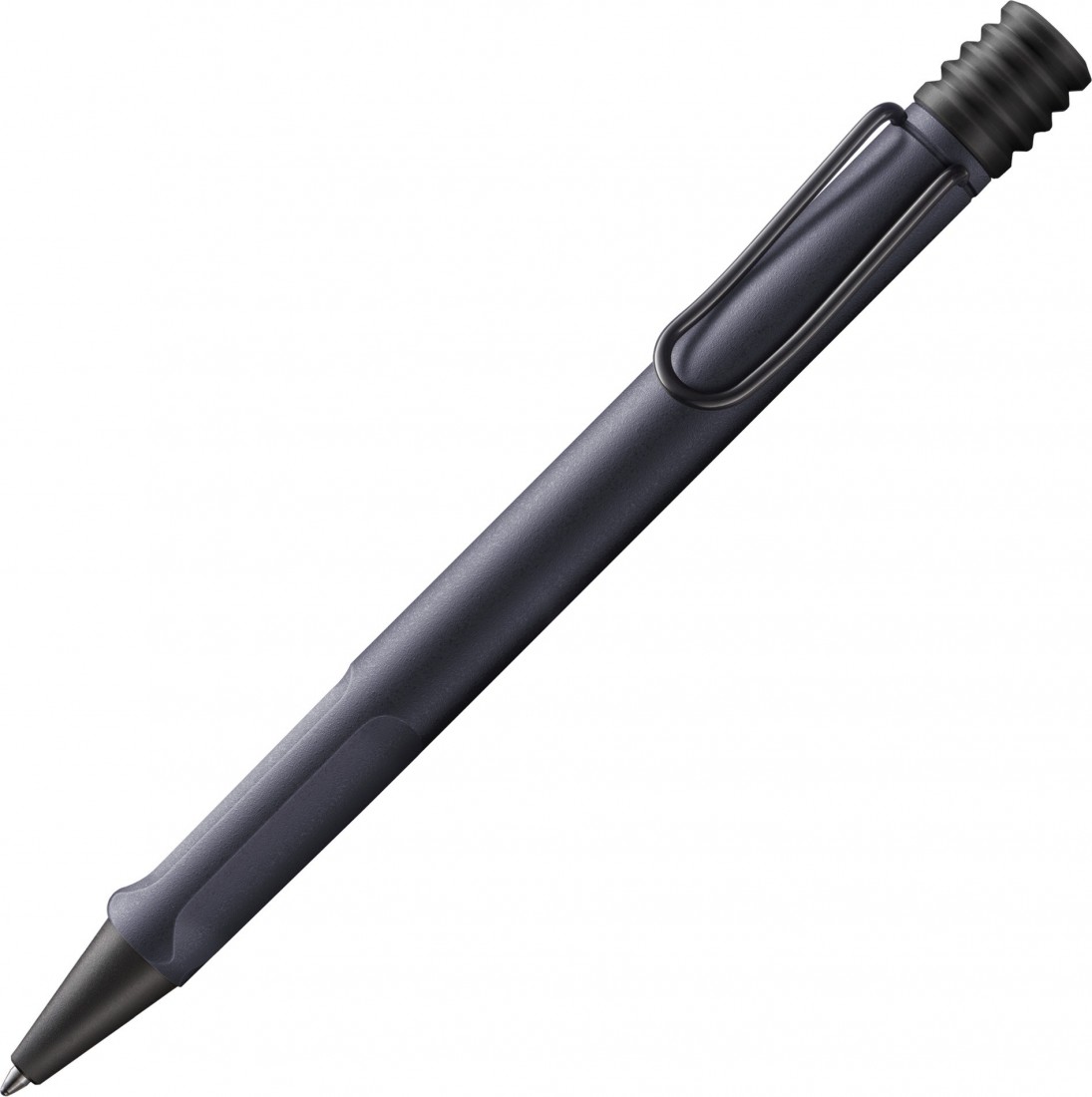 Lamy Safari Steel Black Ballpen 2E2