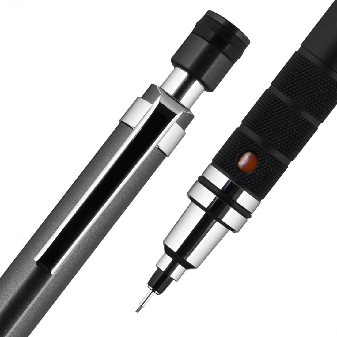 Uni Kuru Toga Gun Metallic 0.5mm Mechanical Pencil Black Japan mitsubishi M5 1017