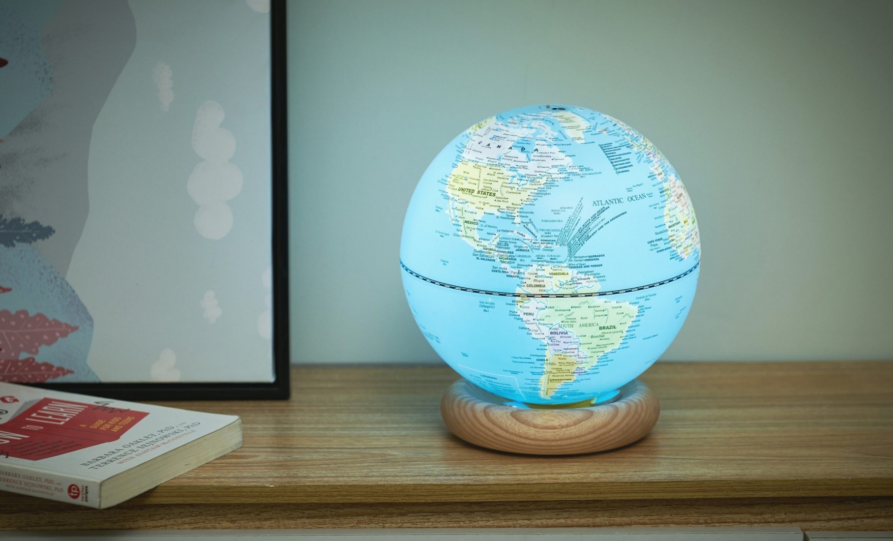 Gingko Atlasglobe Lamp Light Skyblue G038L-AH