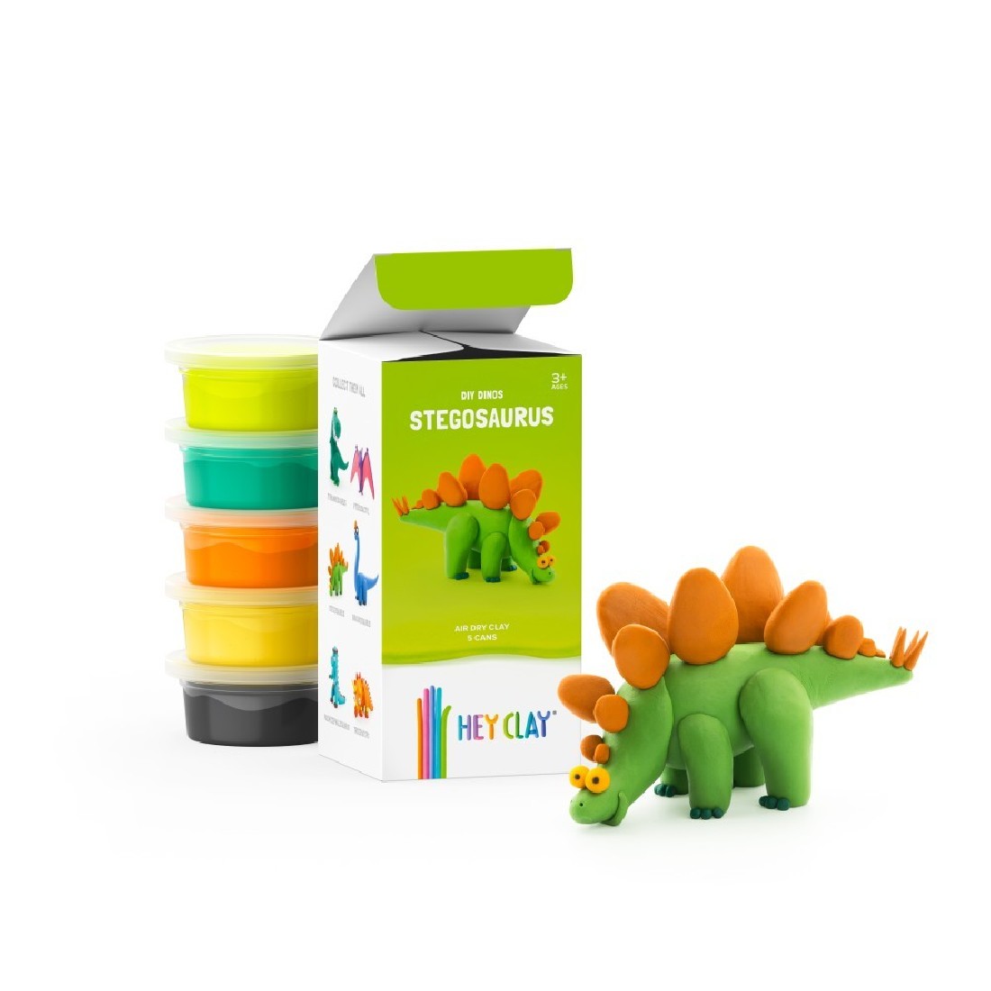 Κατασκευή με πηλό Claymates Stegosaurus 50136 Hey Clay