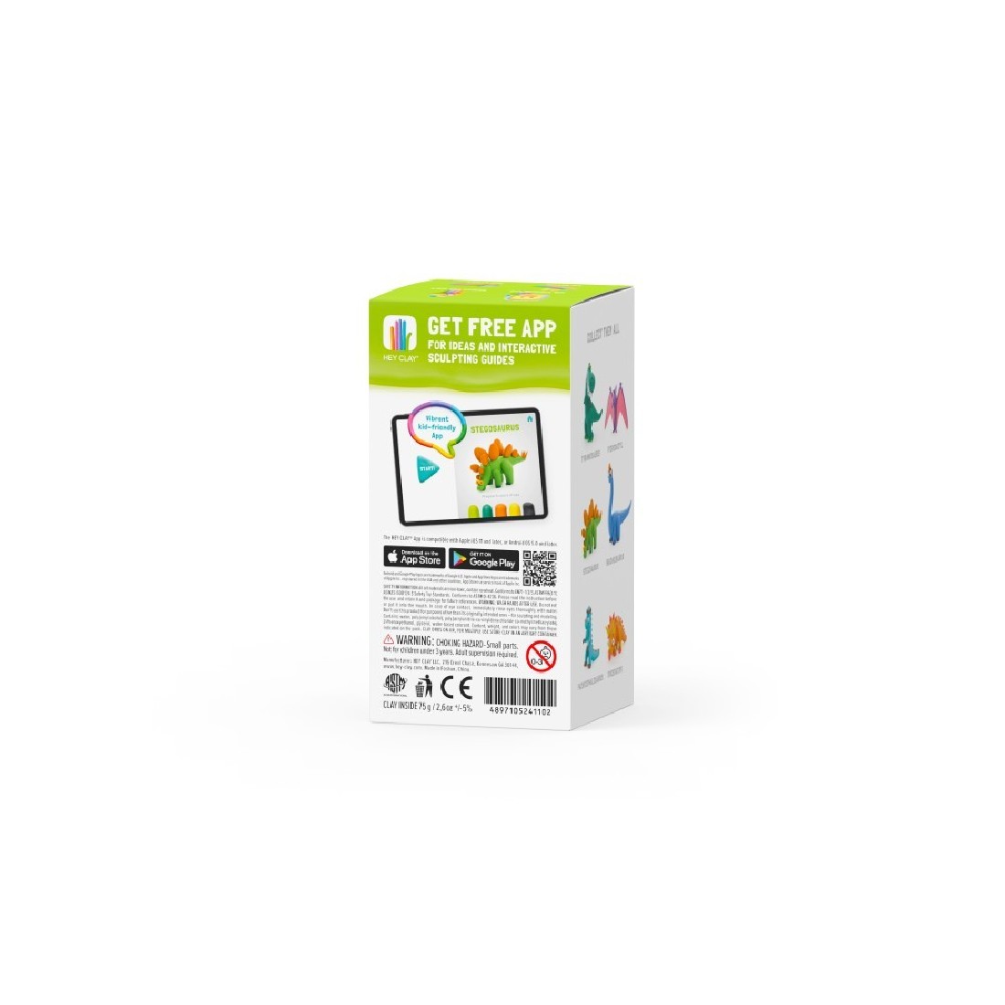 Κατασκευή με πηλό Claymates Stegosaurus 50136 Hey Clay