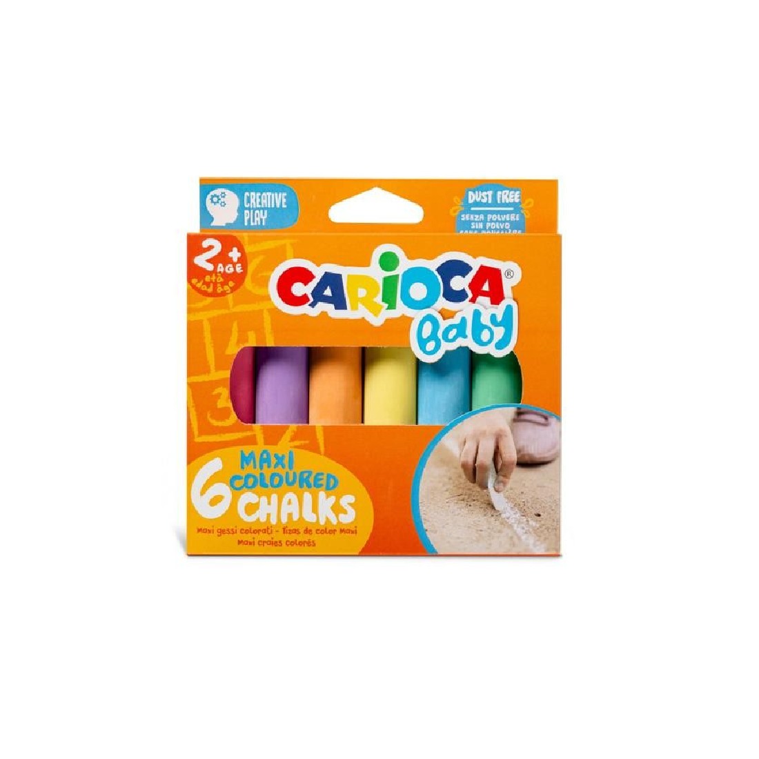 Κιμωλίες baby maxi color 6 Carioca