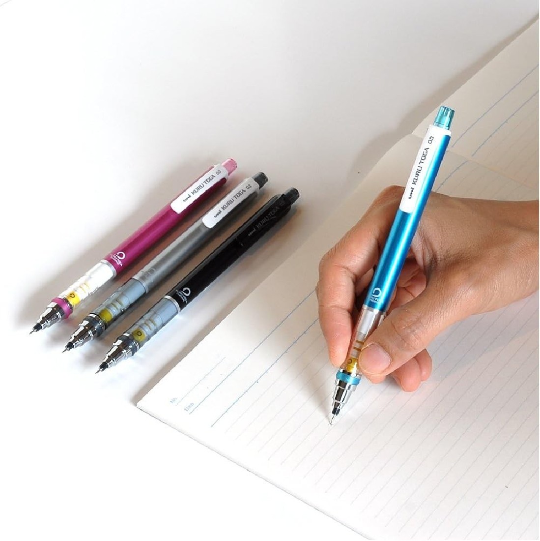 Mitsubishi Mechanical pencil Kurutoga, Standard  Pipe Slide Model  blue 0,3 mm M3-450 1P.33