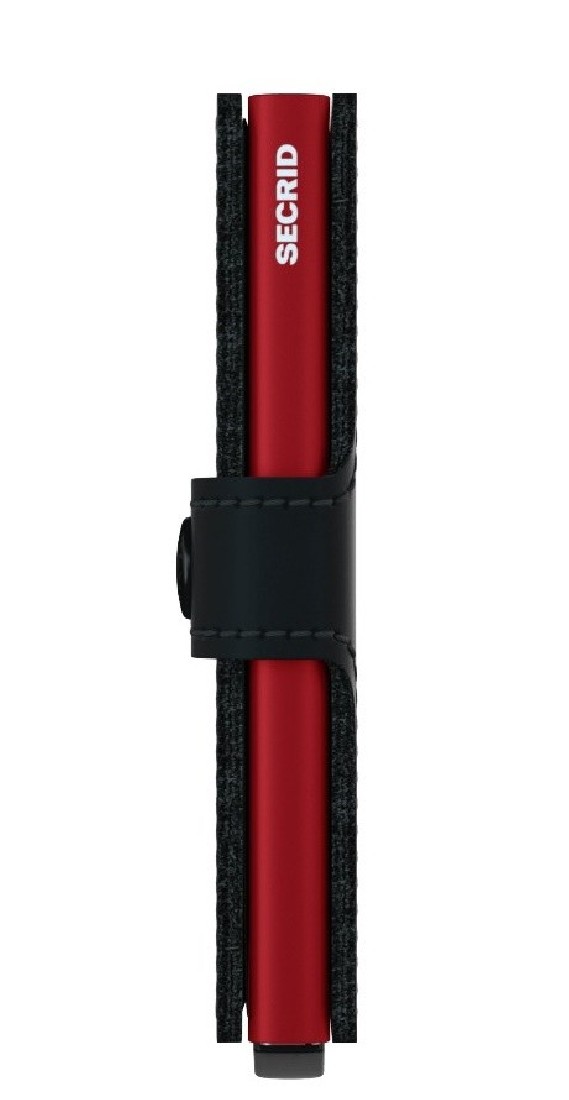 SECRID MINIWALLET MM MATTE BLACK  RED