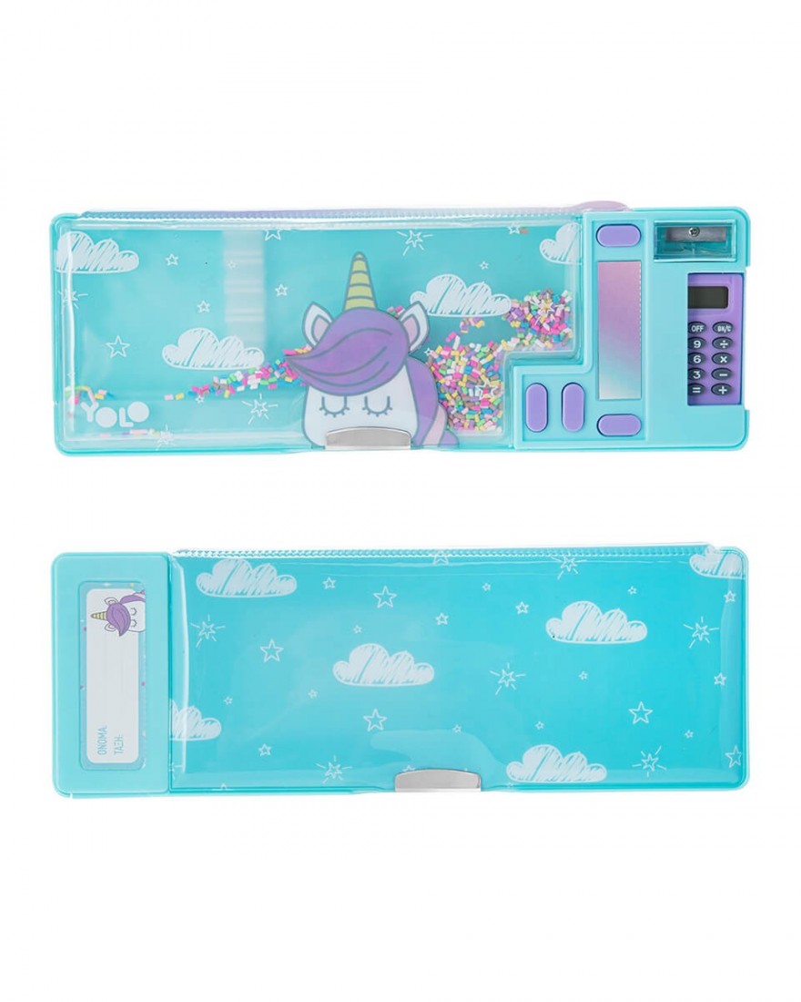 Κασετίνα Retro Unicorn with clouds 10138 Yolo