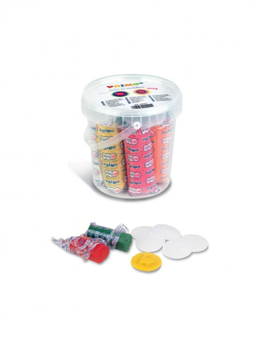 Πλαστοζυμαράκια 7 χρωμάτων σε Κουβαδάκι 100gr 292ED7GF Primo