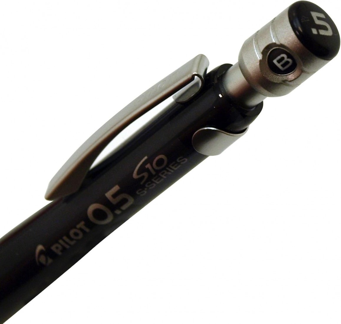 Pilot Mechanical Pencil S10, Transparent Black Body, 0.5 mm HPS – 1SR – TB5