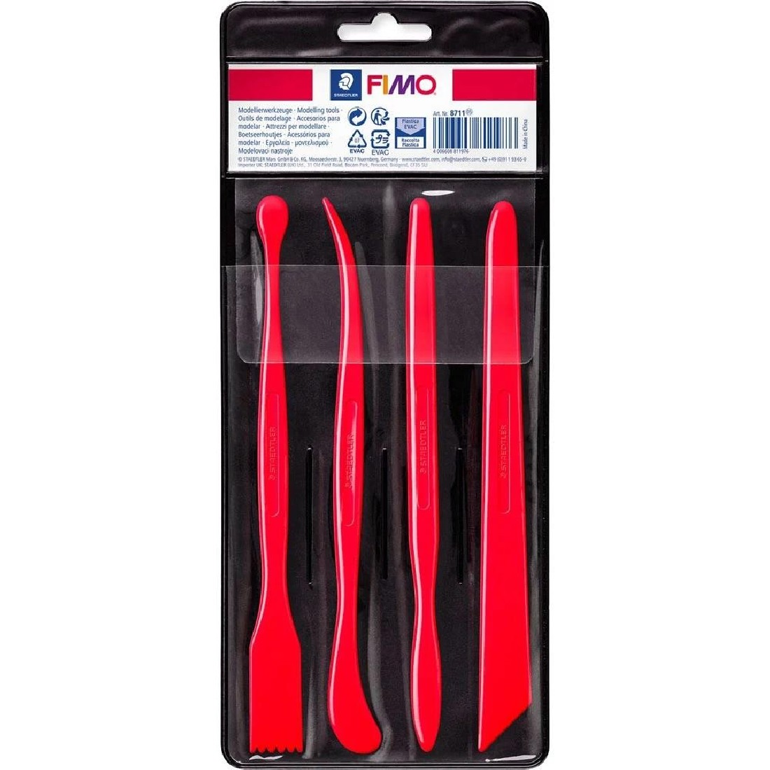 Staedtler Fimo Σετ Εργαλεία Διαμόρφωσης Πηλού 4τεμ, 8711