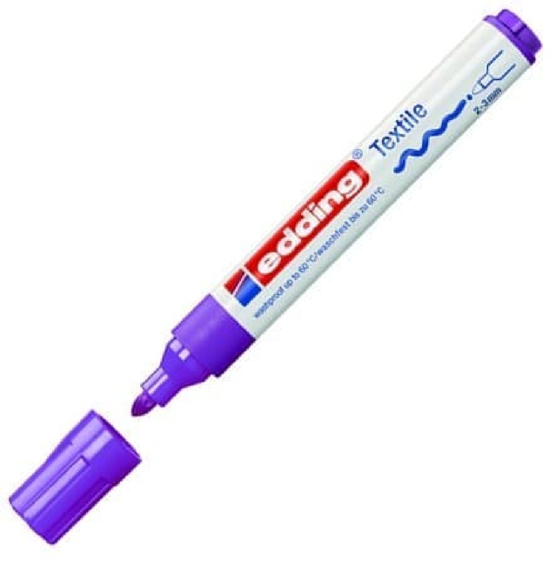 Μαρκαδόρος Υφάσματος 2-3mm 4500/68 L.Purple Edding