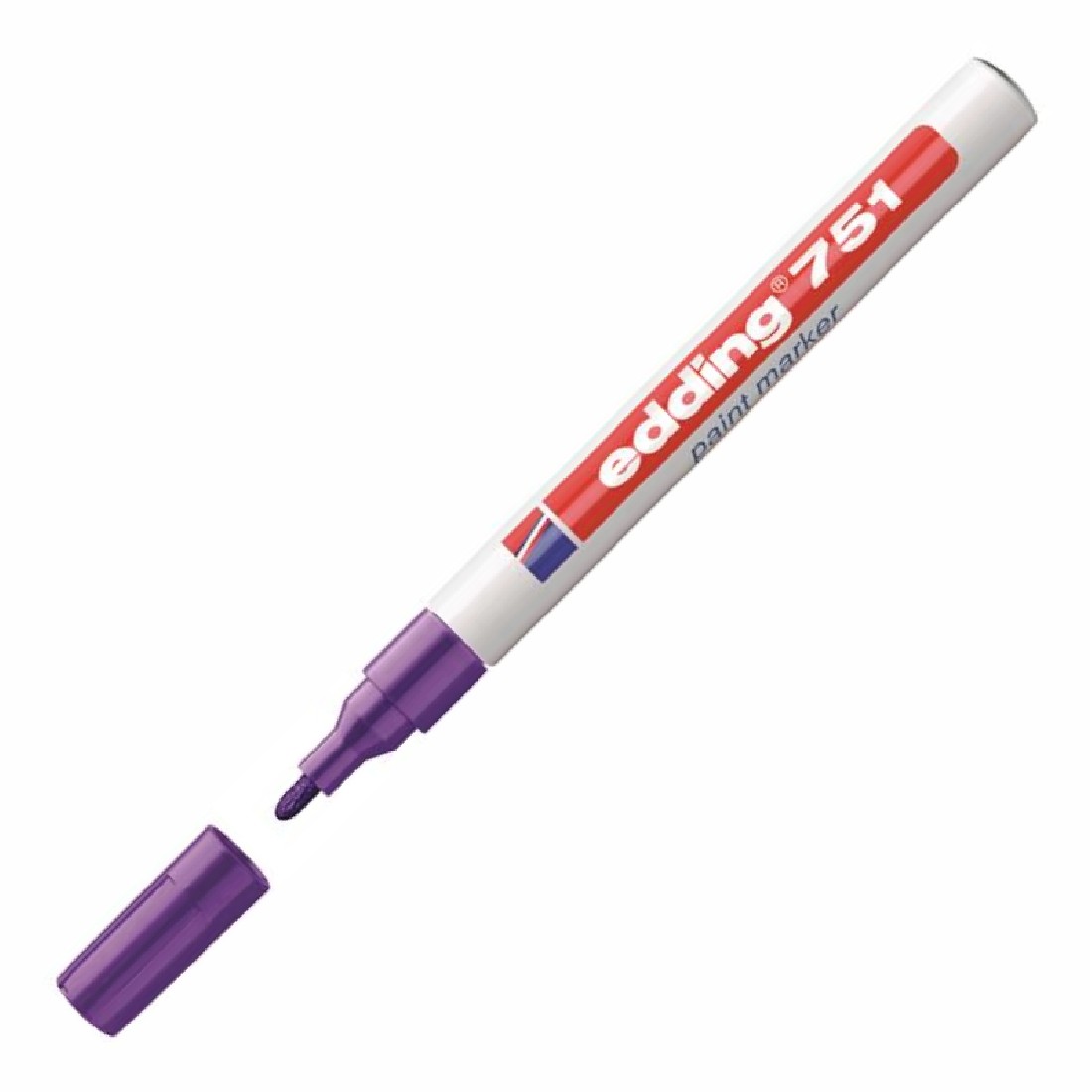 Μαρκαδόρος Ανεξίτηλος Paint Marker 1-2mm 751 Violet Edding