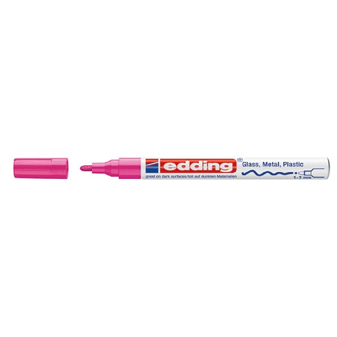 Μαρκαδόρος Ανεξίτηλος Paint Marker 1-2mm 751 Pink Edding