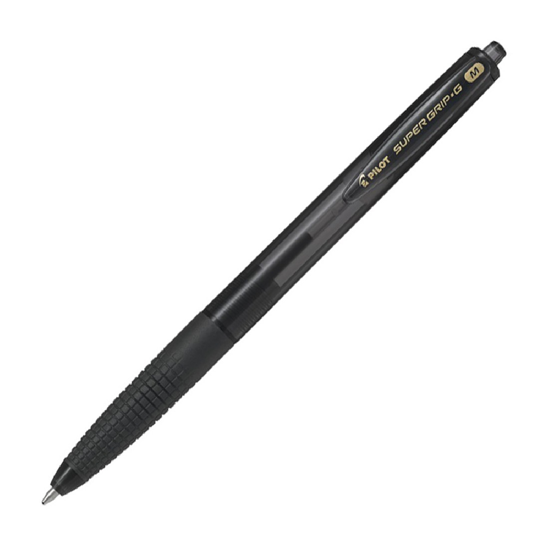 Στυλό Pilot Supergrip G Medium 1.0mm Mαύρο με κουμπί