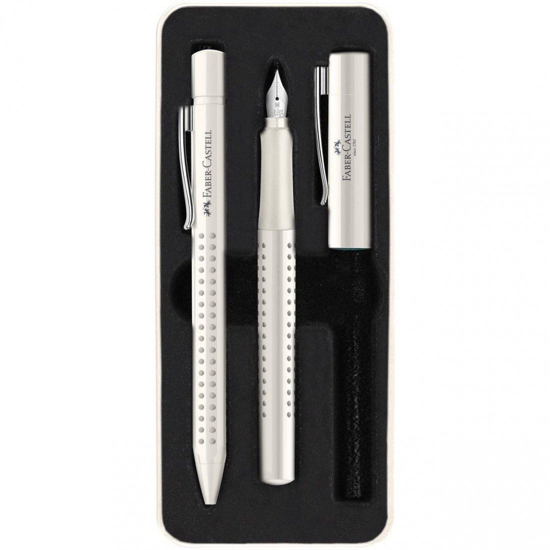 Faber Castell Fountain pen & ballpen set Grip 2010 coconut milk 201527