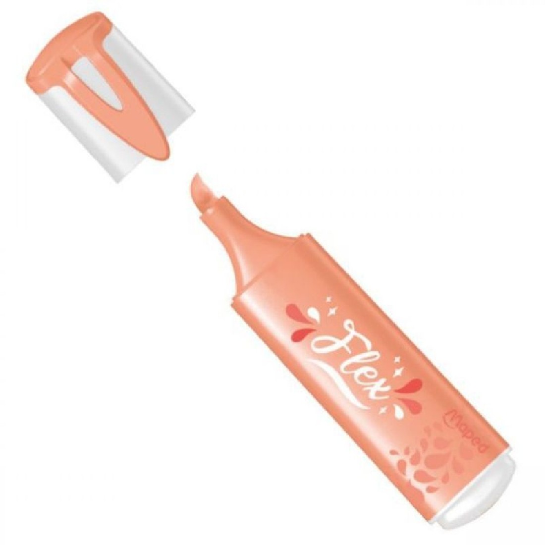 Μαρκαδόρος Υπογράμμισης Flex Pastel Lettering Παστέλ Σομόν 740310 Maped