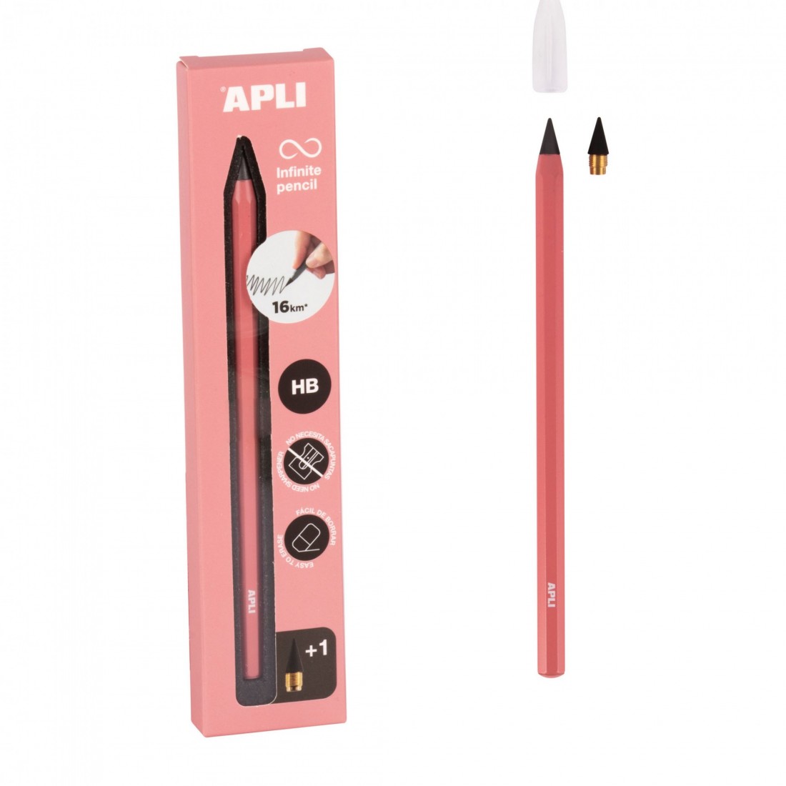 Infinite Pencil HB 19690 APLI Coral Pink.