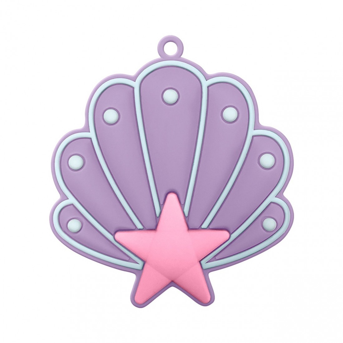 Πορτοφολάκι Σιλικόνη Κοχυλάκι Λιλά Making Waves 1313GJ01 Santoro Gorjuss