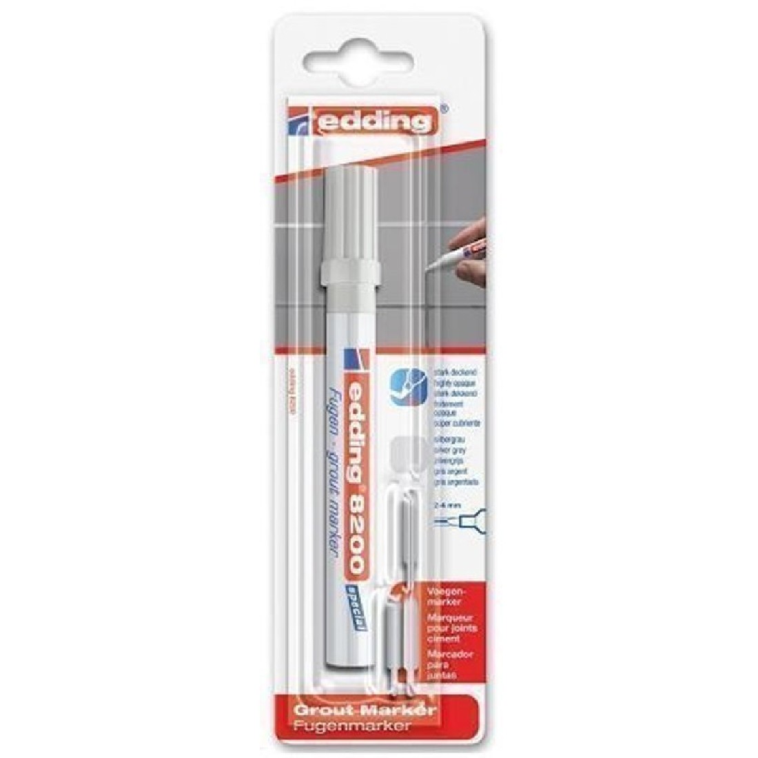 Μαρκαδόρος Αρμών Γκρι 8200 Edding