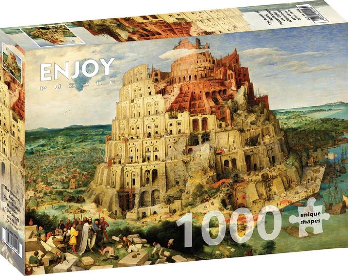 Puzzle 1000τμχ. Pieter Bruegel: The Tower of Babel (1146) Enjoy Puzzle