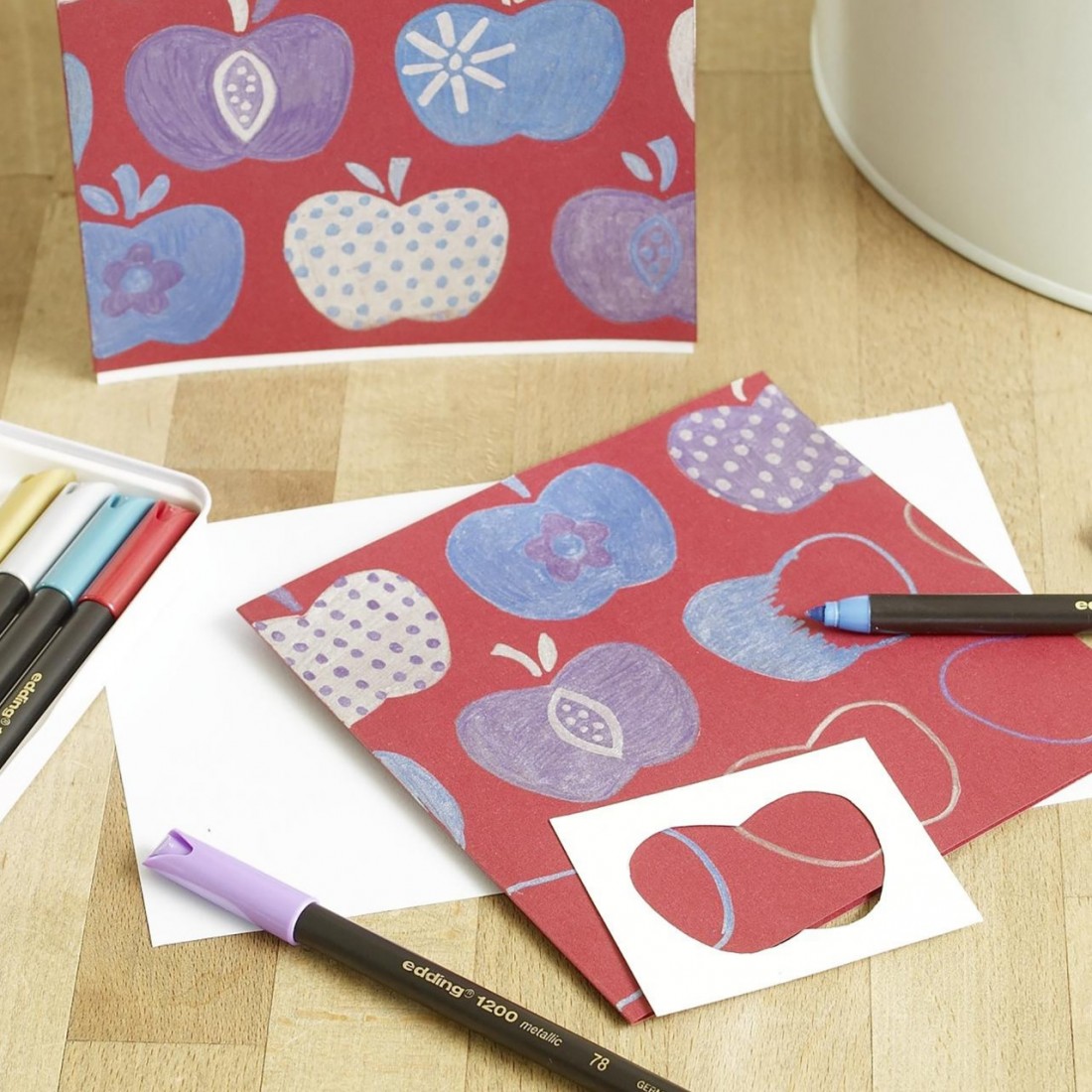 Μαρκαδόρος 1200 Ινών Μεταλλικό Μωβ Edding