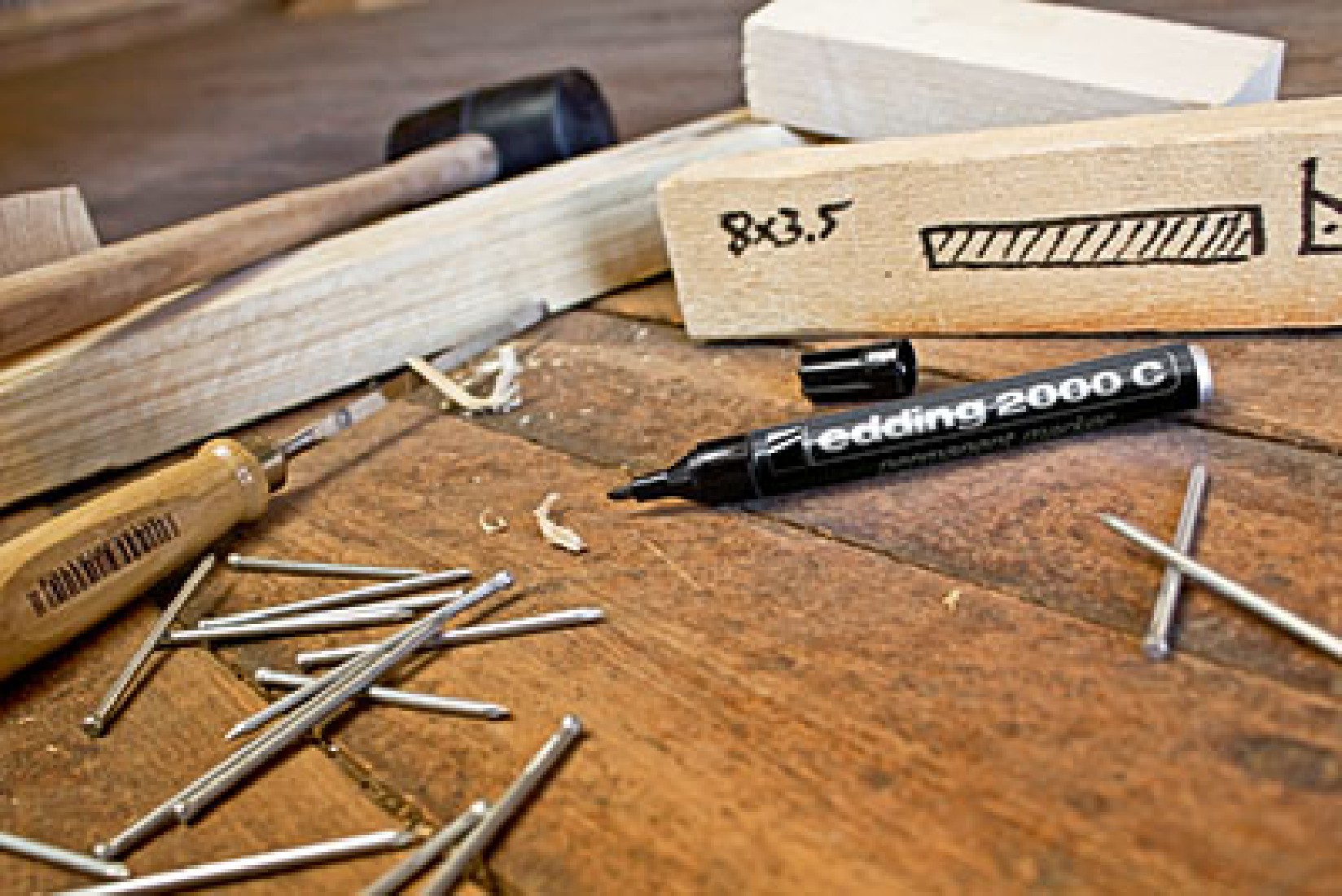 Μαρκαδόρος Ανεξίτηλος Κίτρινο 2000 C Edding