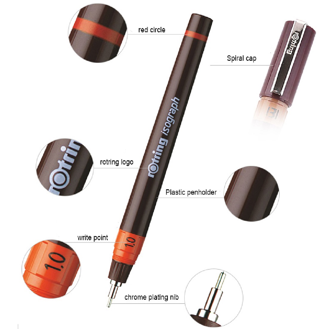 Rotring Isograph pen 0,80mm R