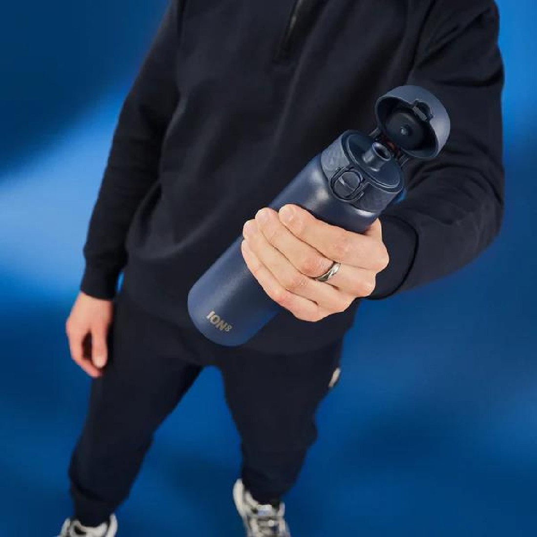 Παγούρι Μεταλλικό Θερμός 500ml Ash Navy ION8