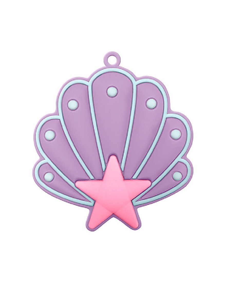 Πορτοφολάκι Σιλικόνη Κοχυλάκι Λιλά Making Waves 1313GJ01 Santoro Gorjuss