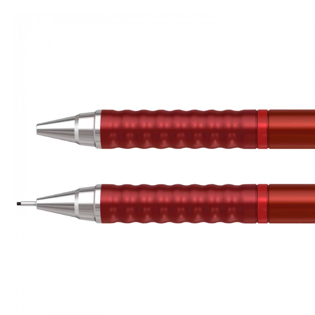 thumbnail image 2 of ROtring Tikky Retro Mechanical Pencil 2B 0.5 Mm Red With Ribbed Comfort Grip Pack Of 12 2 of 12