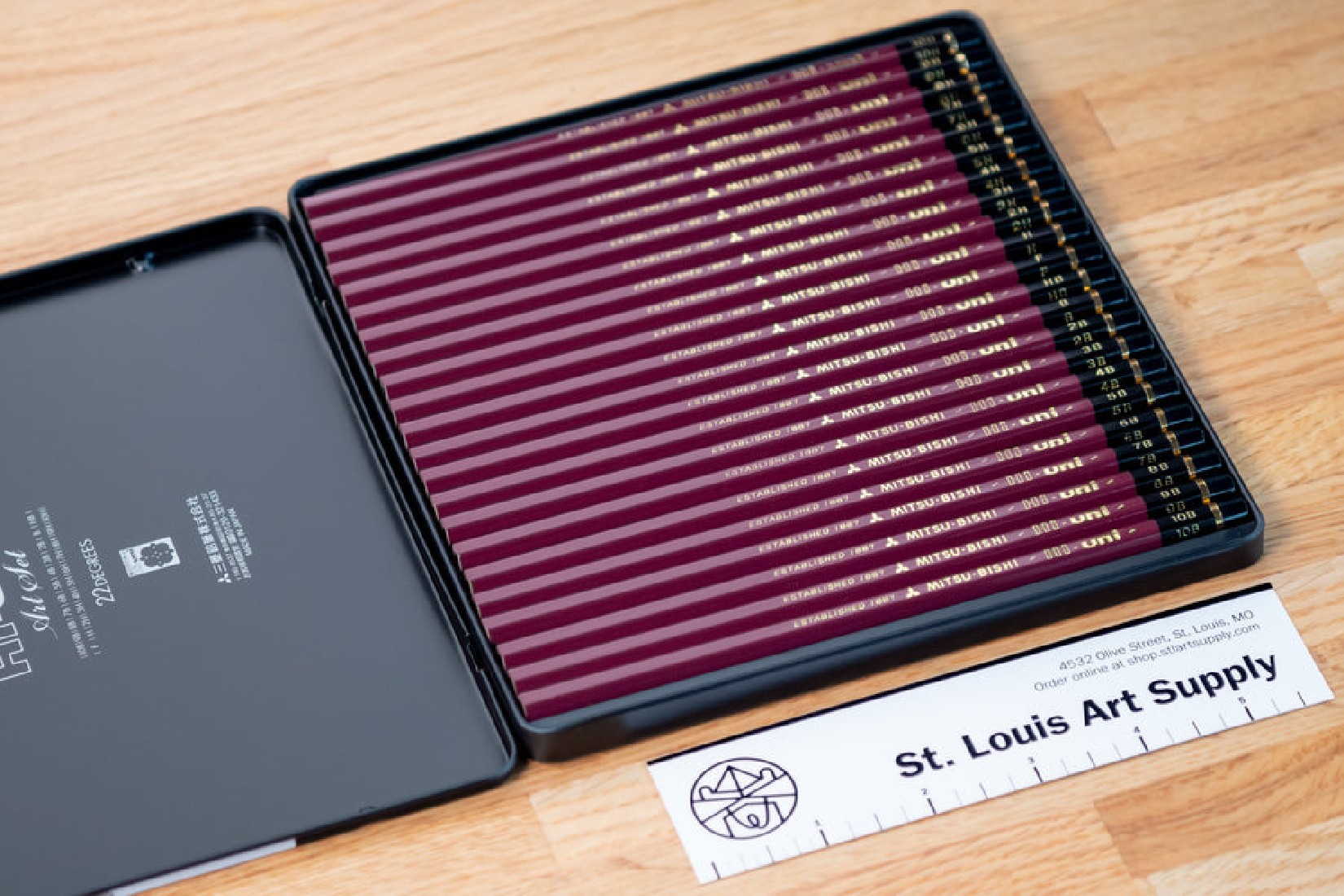 Mitsubishi Pencil Hi-uni Art set 22pcs (10H - 10B)