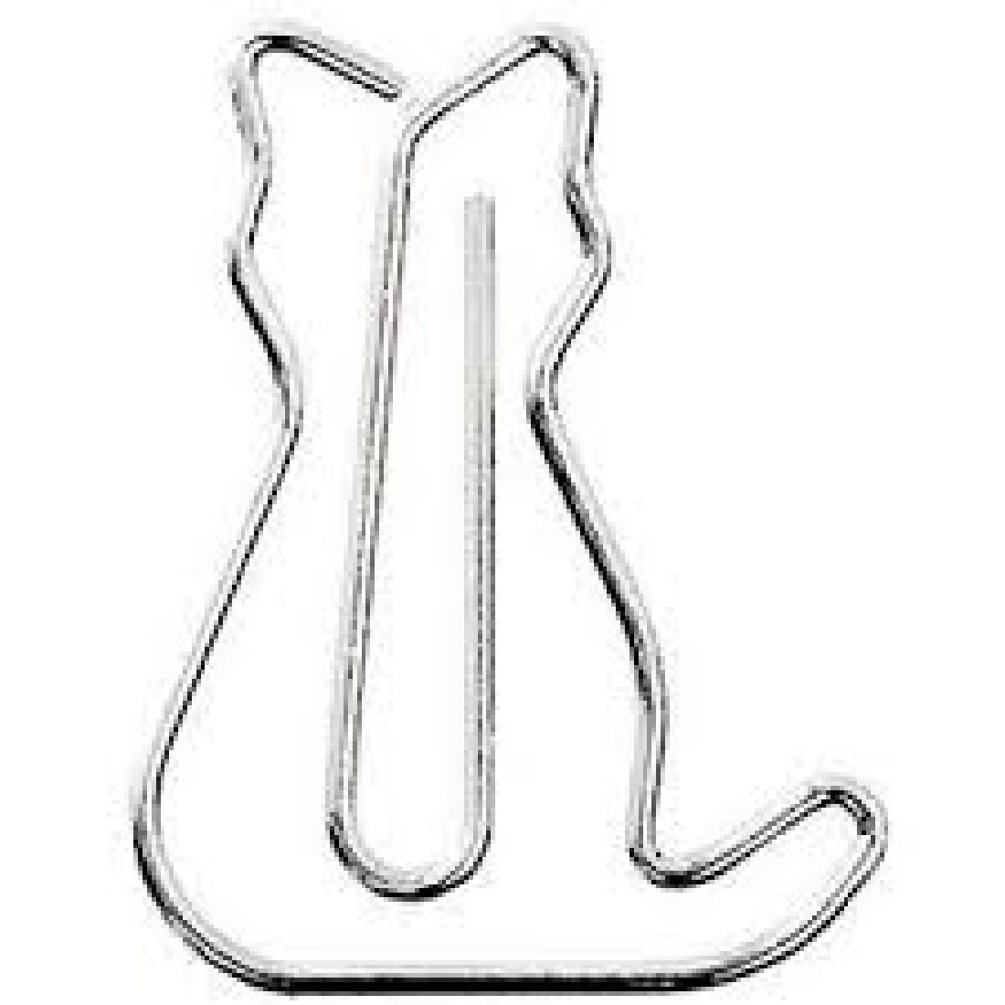 Midori D-Clips Nano Cat Pattern 16 pieces 43377-006