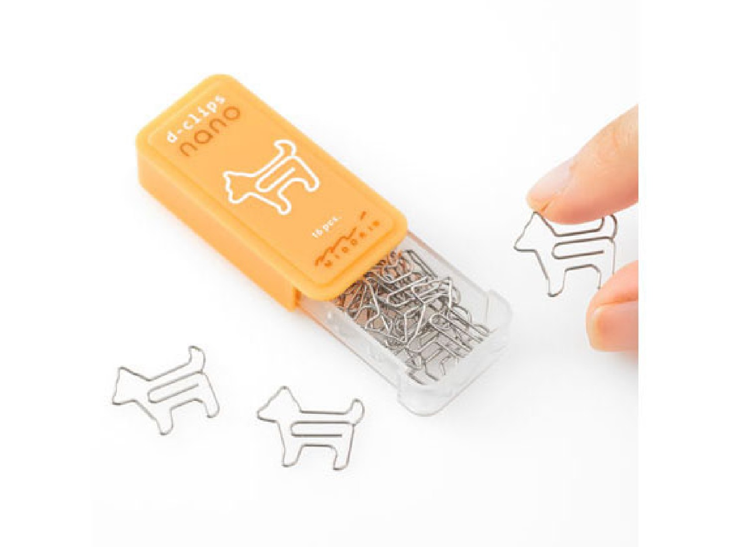 Midori D-Clips Nano Dog Pattern 16 pieces 43376-006