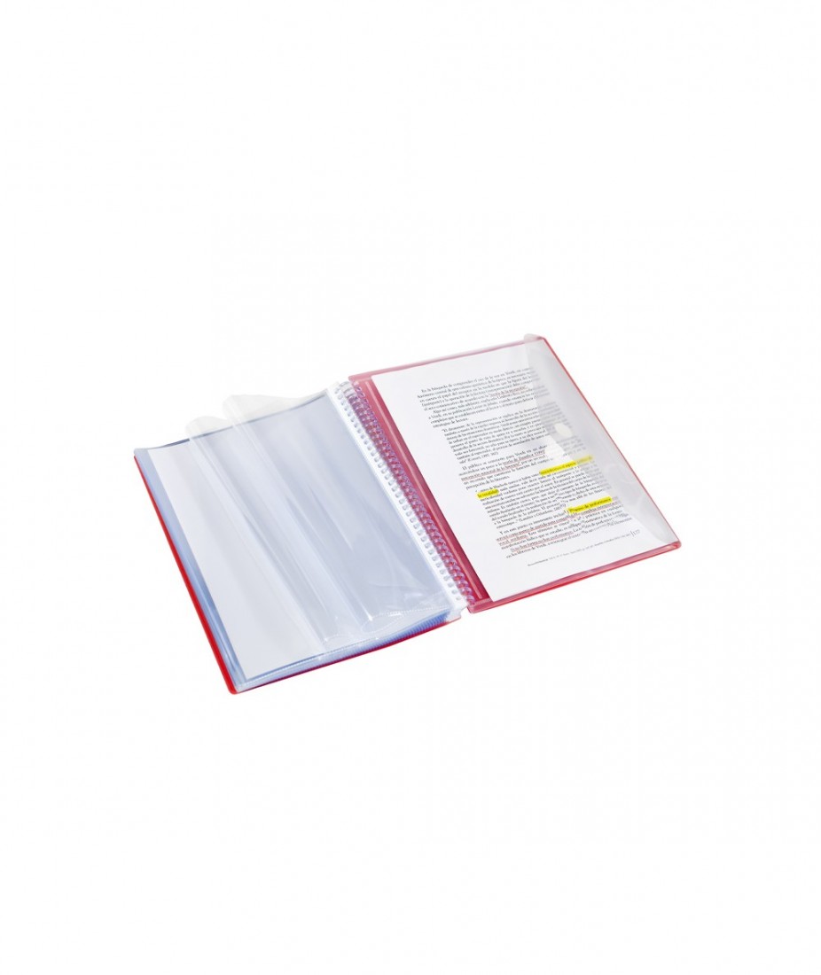 Σούπλ σπιράλ remove με 20 αποσπώμενες διαφάνειες μπλέ  Carchivo