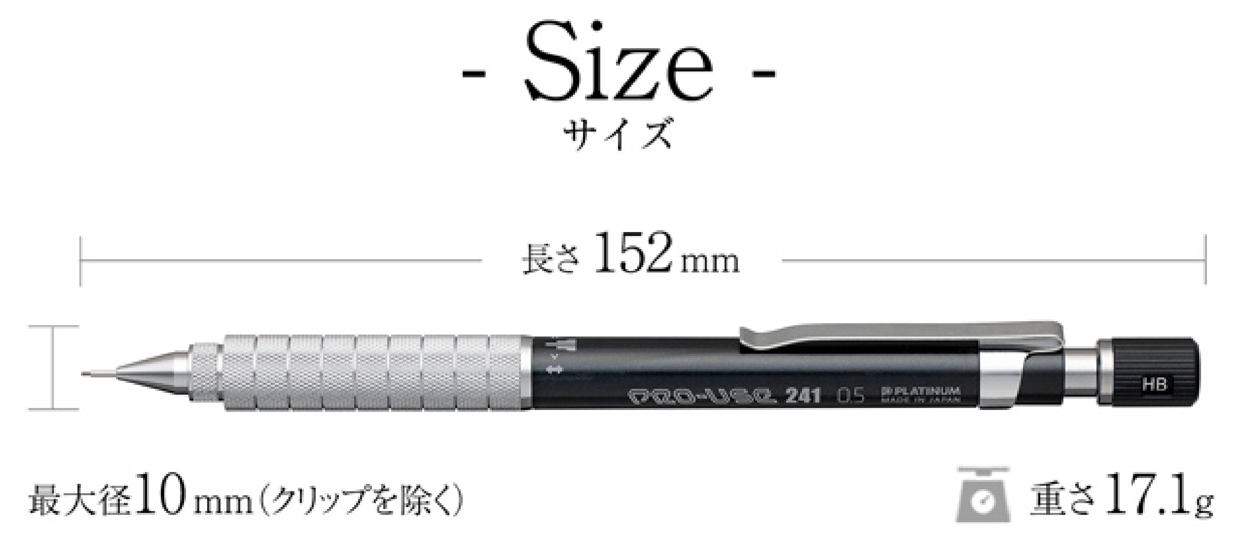 Platinum mechanical pencil 0,5mm Pro-Use 241 blue MSDD-2500B