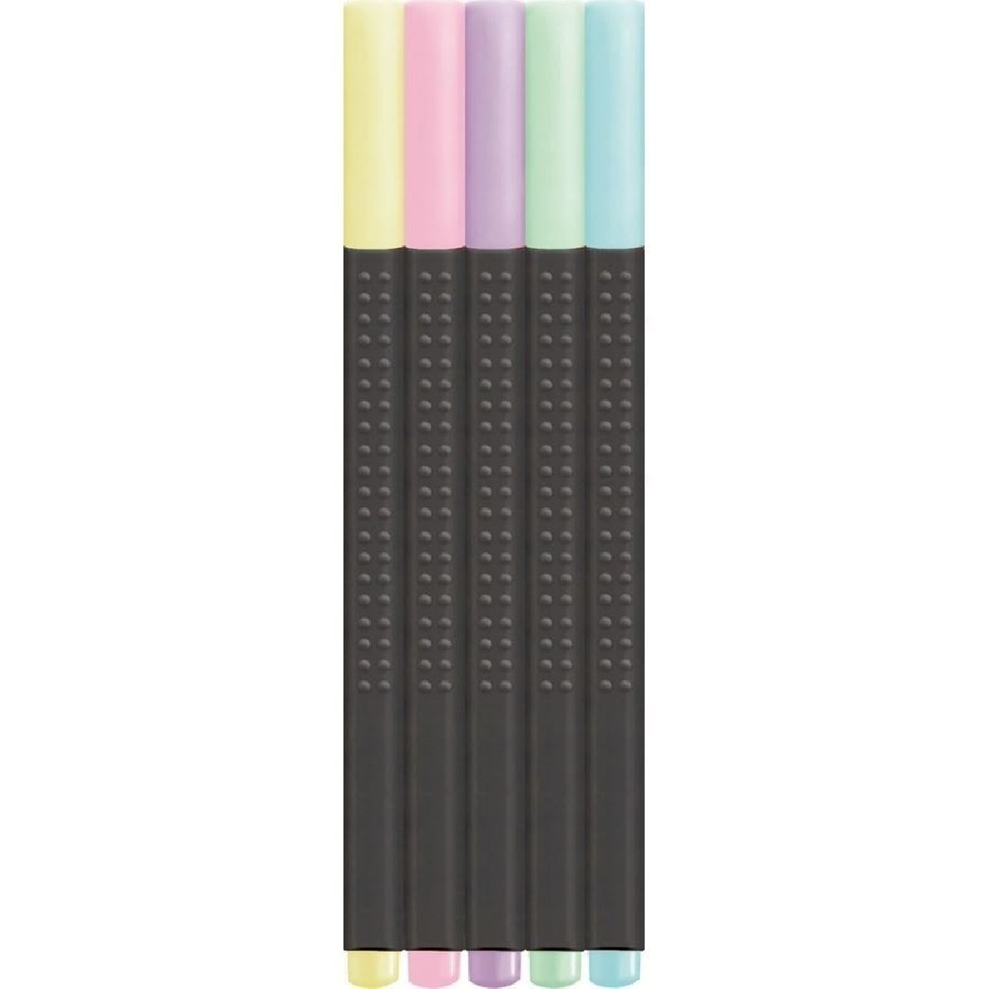 Set of 5 Pastel Finepen Grip 0,4 151602 Faber Castell