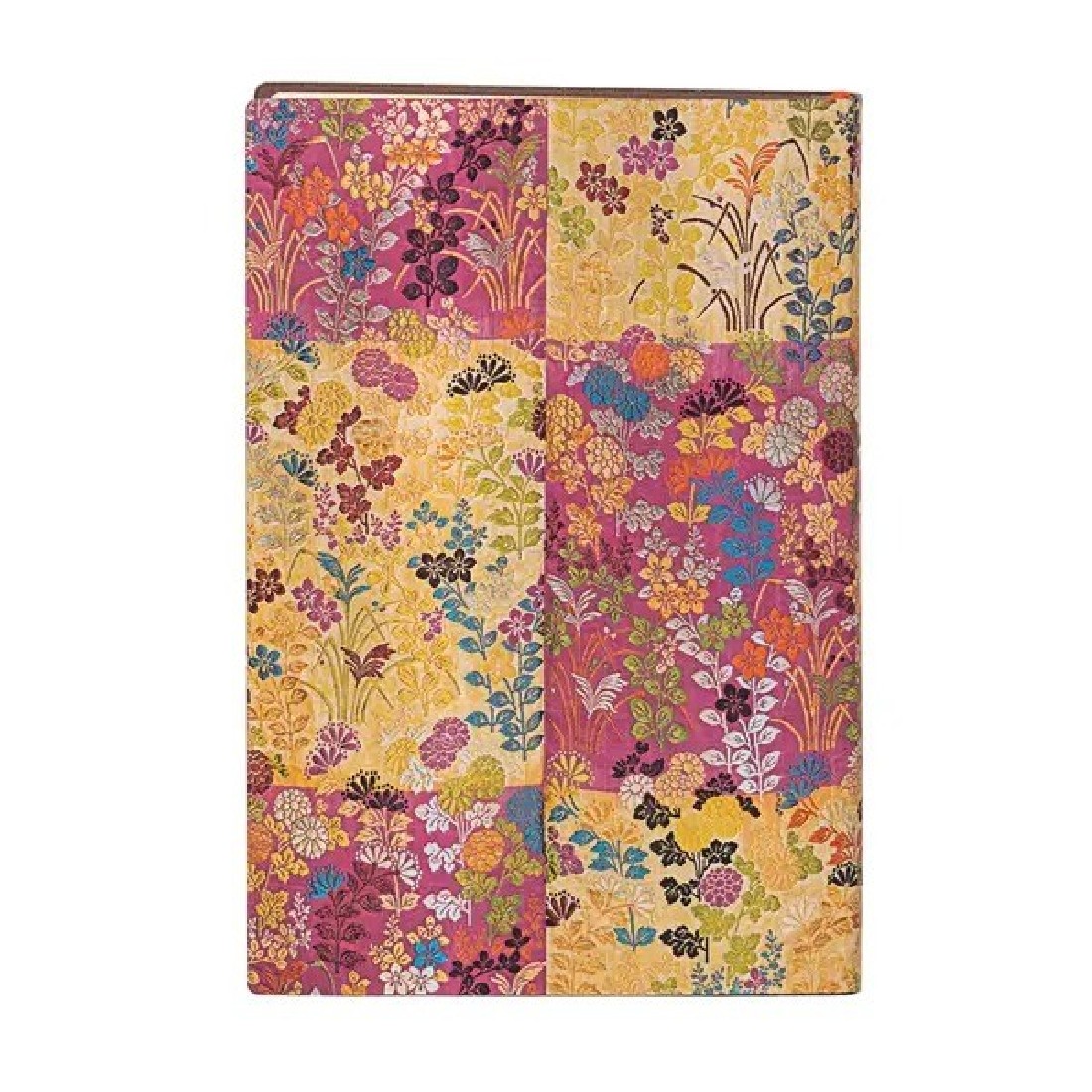 Paperblanks notebook Japanese Kimono, Kara - ori Pink, mini 9x14, ruled, soft cover