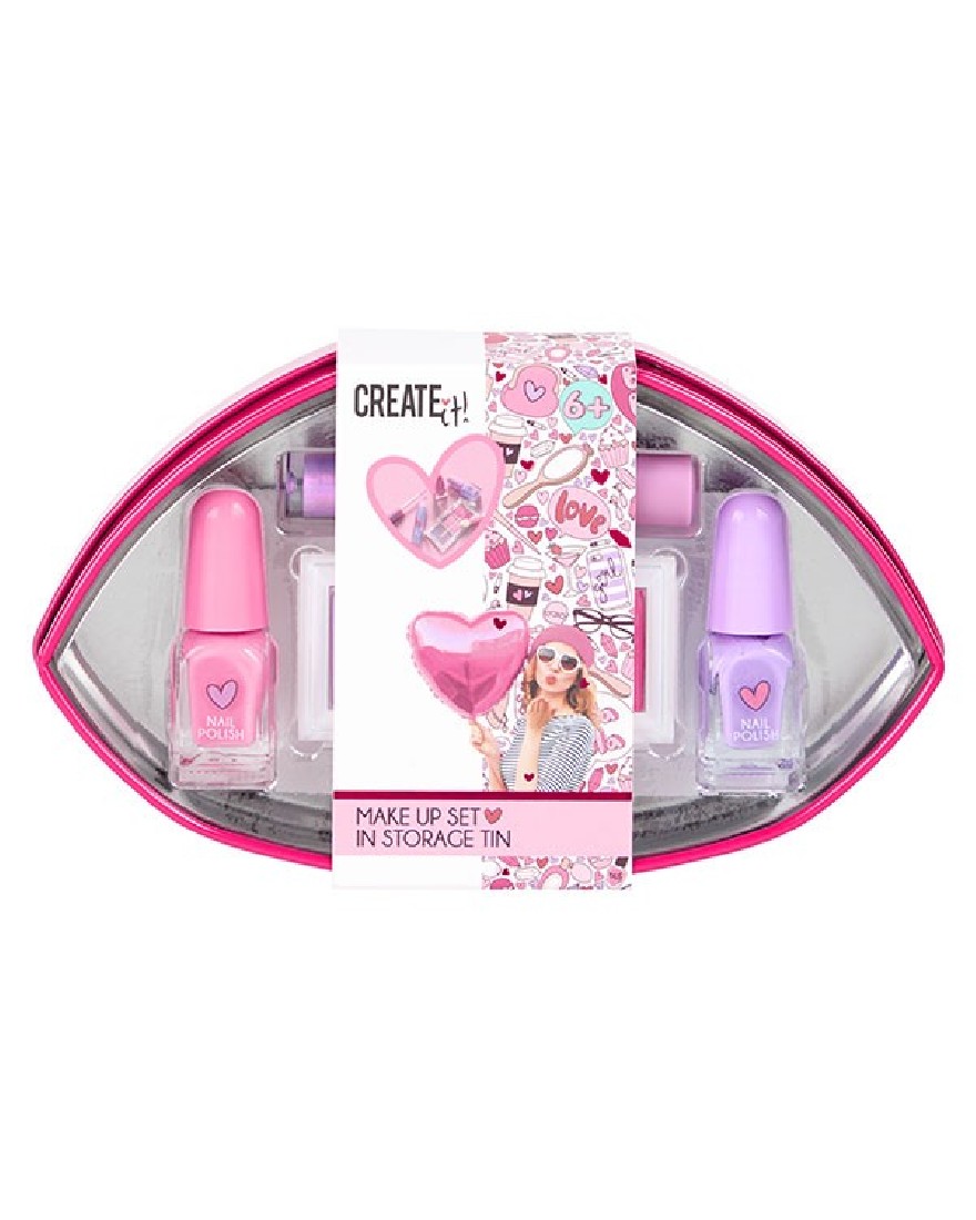 Love Σετ Μακιγιάζ σε Μεταλλική Θήκη – 84593 Create it!