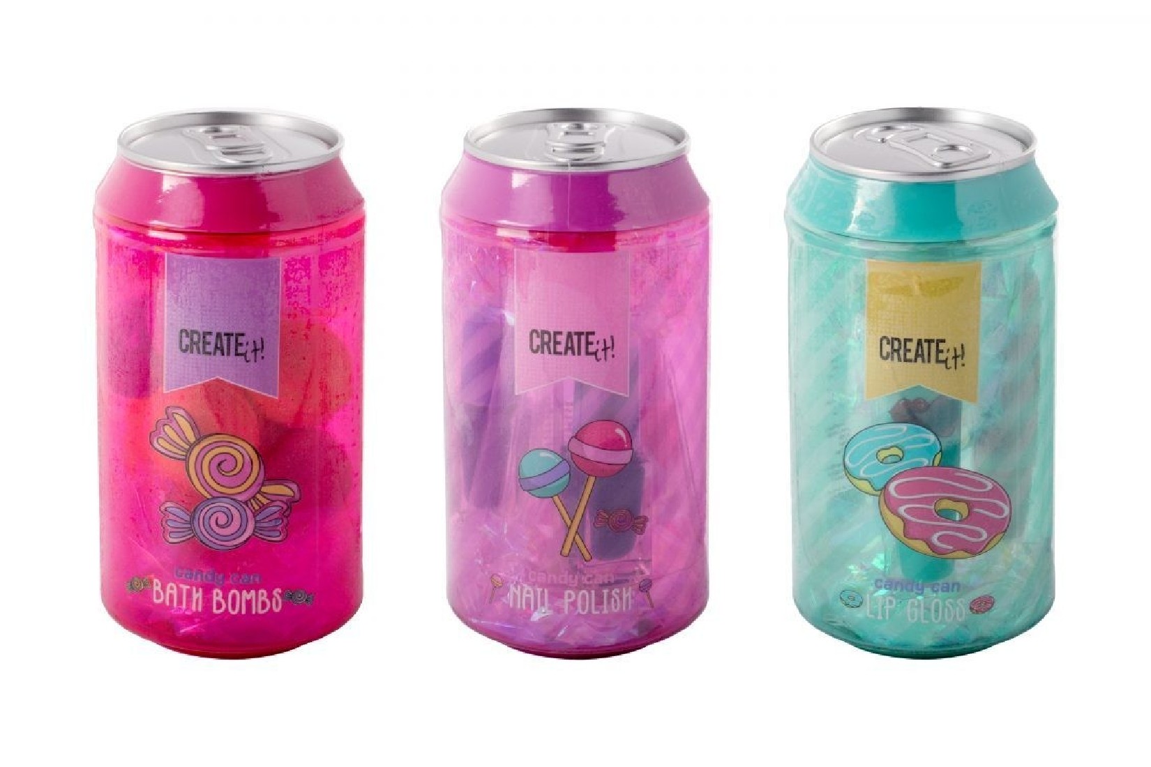 Κουτάκι με βερνίκια νυχιών Λιλά 84815B Create it!