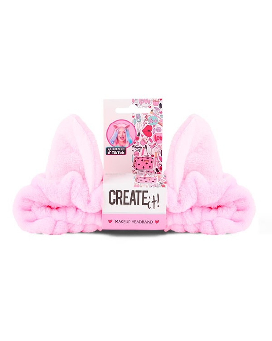 Ελαστική Κορδέλα με Αυτάκια Ροζ– 84556A Create it!