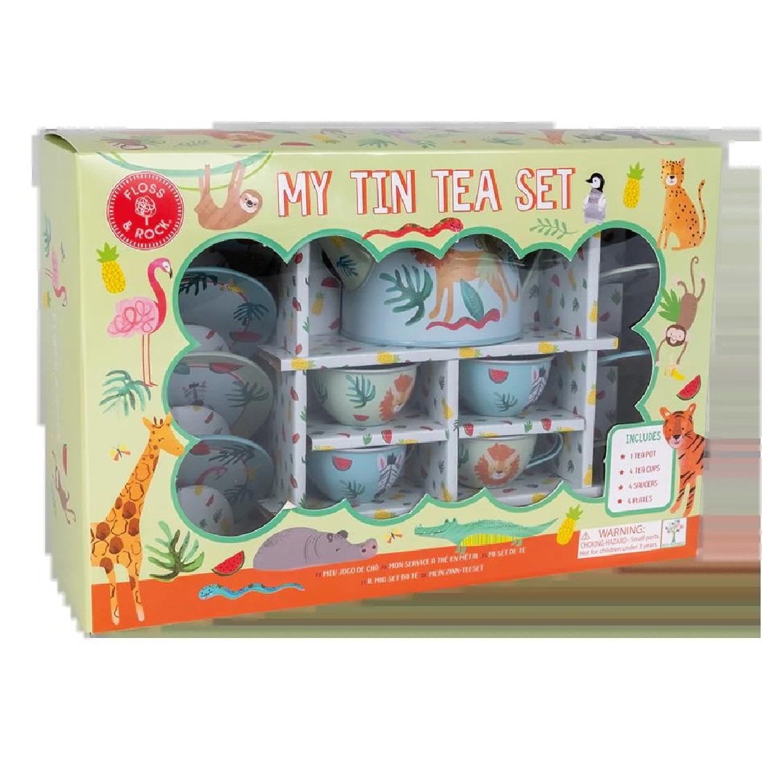 Σετ τσαγιού Jungle 49P6060 Floss & Rock.