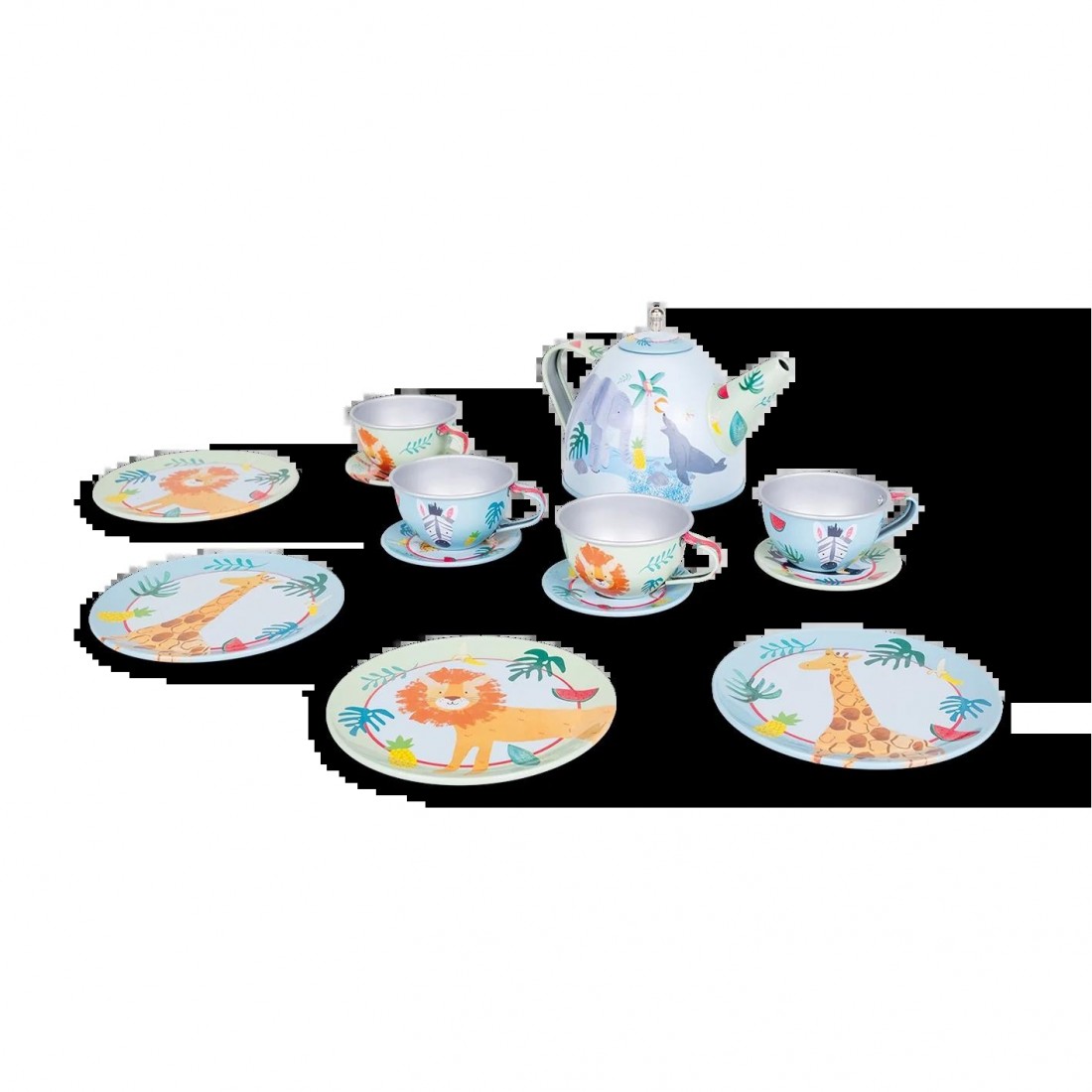 Σετ τσαγιού Jungle 49P6060 Floss & Rock.