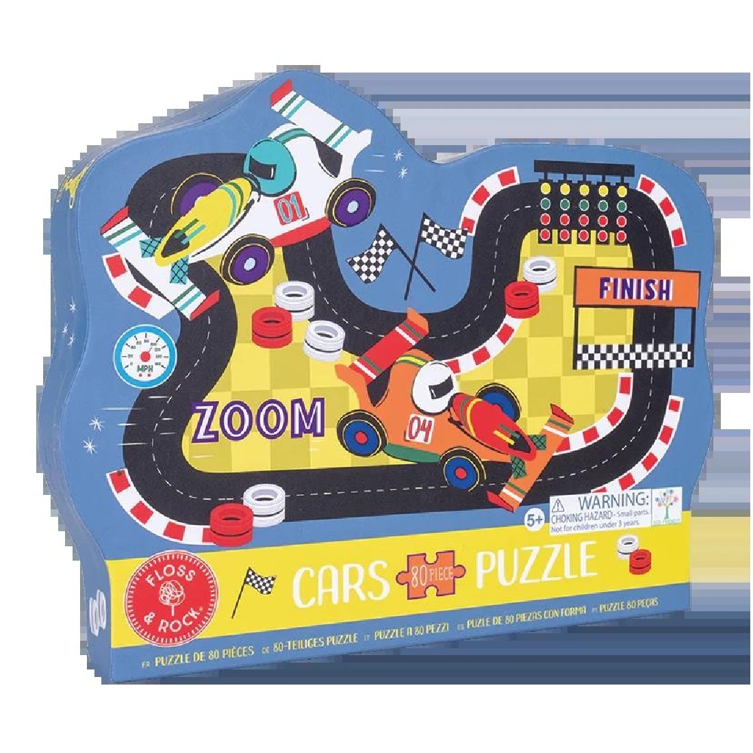 Puzzle 80τμχ. Race Track 49P6086 Floss & Rock
